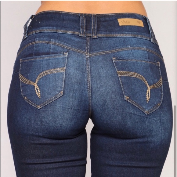 YMI•13• Rock The Booty-Lift Denim Bermuda Shorts - Picture 2 of 15